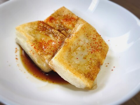 ごま油焼き餅の甘辛醤油